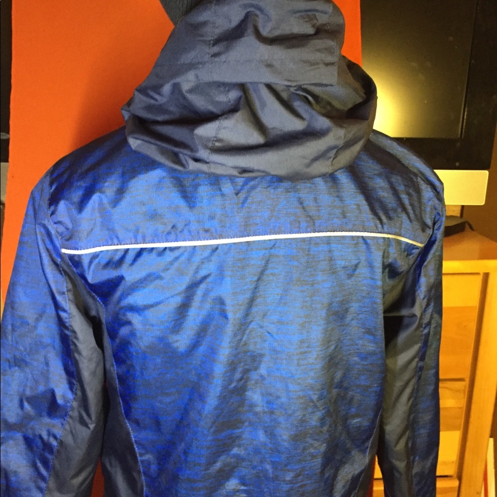 Champion Waterproof Juniors Jacket,Navy&Black12-14 - Picture 5 of 8